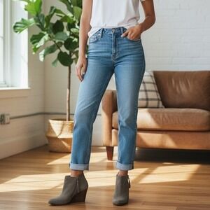 Jessica Simpson Leather Suede Wedge Ankle Boots Side Zip Taupe Wooden Heel SZ 10